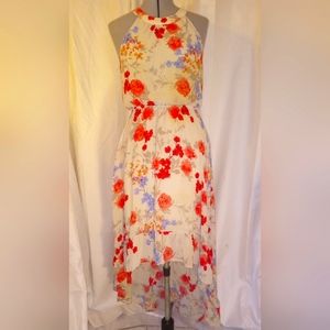 Elle midi summer flower Dress